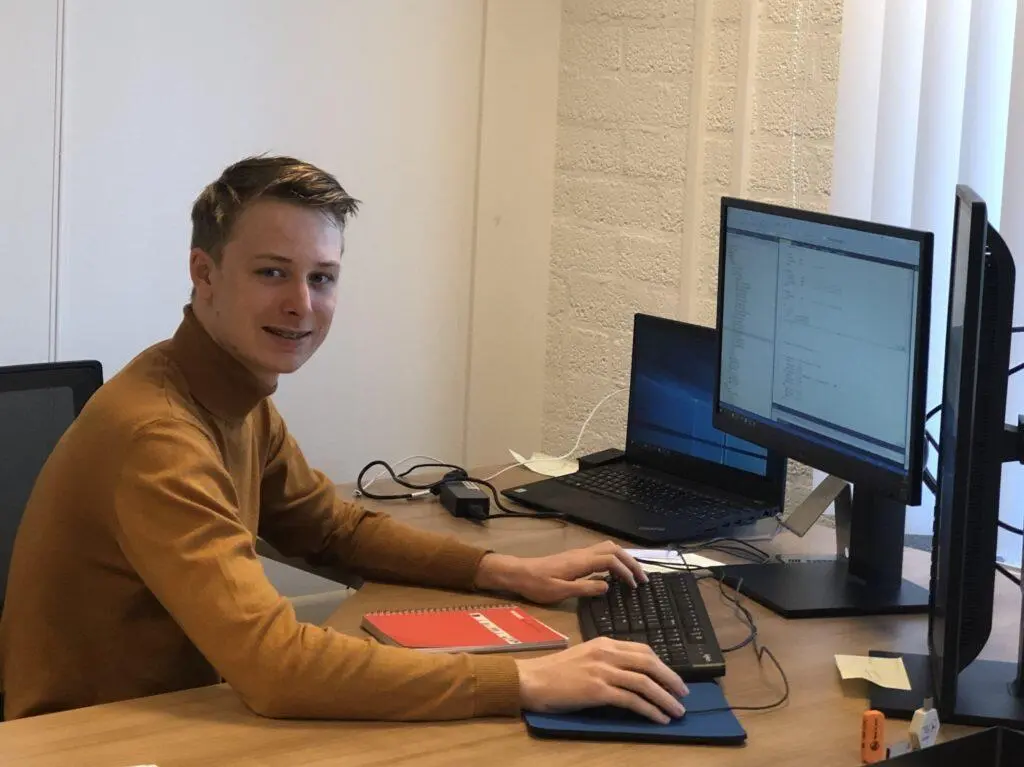Smart Industry student Steven bij Baader