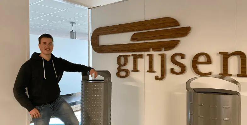 Ondanks Covid-19 een te gekke stage voor Maurice bij Grijsen