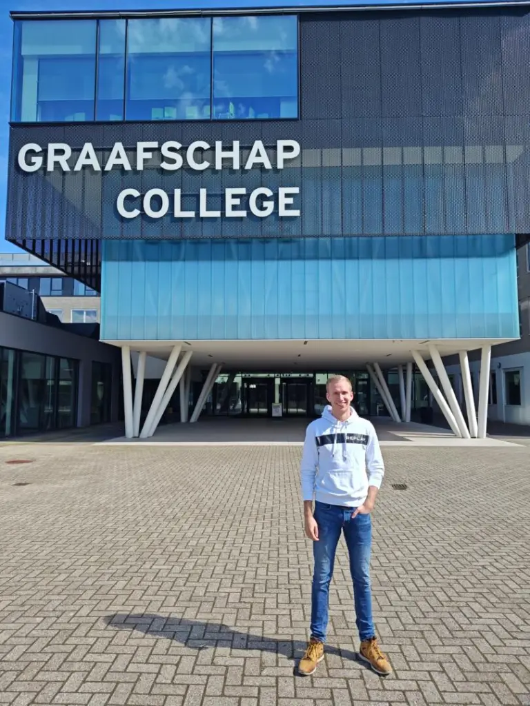 De veelzijdige en ondernemende Twan is op z’n plek bij het Graafschap College