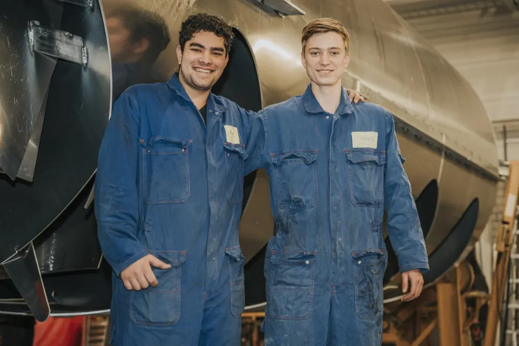 Bas en Niall zijn eerste DUO-stagiairs bij Welgro